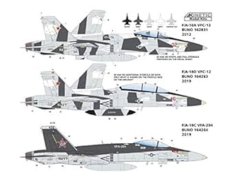 Amazon | キネティック 1/48 アメリカ海軍 F/A-18A/C/D VFC-12